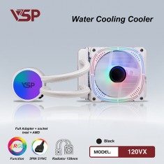 Tản nhiệt nước VSP 120VX - White