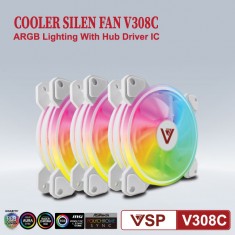 Bộ kit 3 Fan Led RGB + Hub VSP V308C