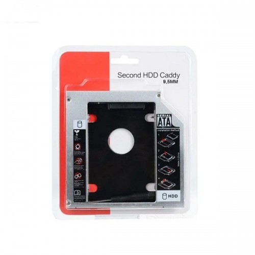 Caddy Bay Mỏng 9.5mm (Lắp thay SSD cho Laptop)