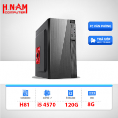 Cấu hình H81 CPU Core i5 4570 Ram 8G SSD 120G - Bảo hành 2 năm