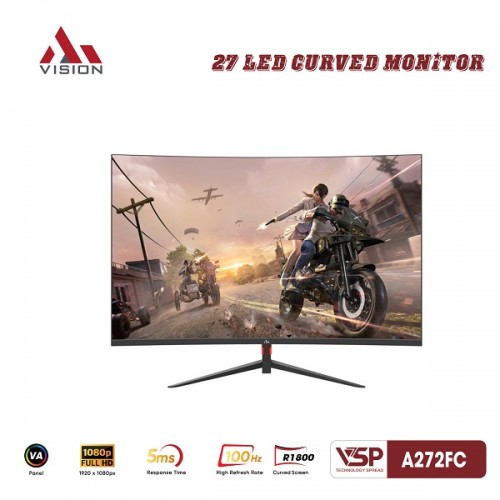 Màn hình 27 inch cong AiVision A272FC - Đen | 27 inch, 100Hz