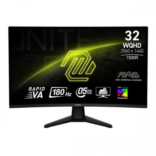 Màn hình 32 inch Cong Gaming MSI MAG 32CQ6F | 2K, 180Hz