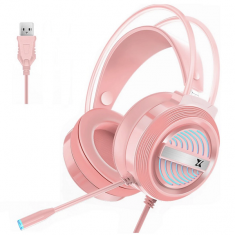 Tai nghe gaming 7.1 màu hồng