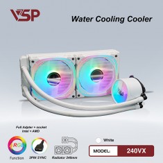 Tản nhiệt nước VSP 240VX - White
