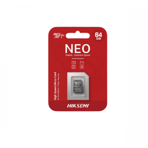 Thẻ Nhớ 64GB HIKSEMI NEO C1 màu đỏ