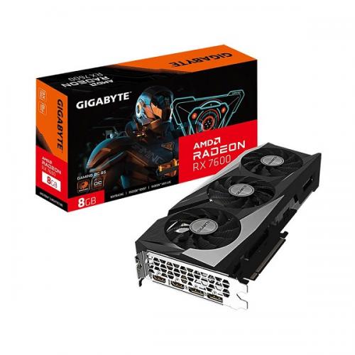 VGA Gigabyte Radeon RX 7600 Gaming OC 8GB - 3 FAN